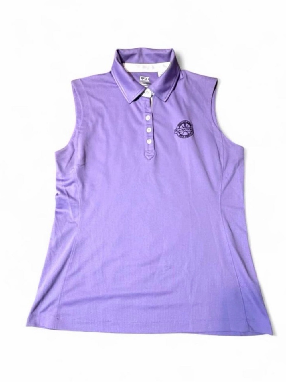 Cutter & Buck Sleeveless Golf Polo| PGA National Resort Sz L Golfcore Athleisure